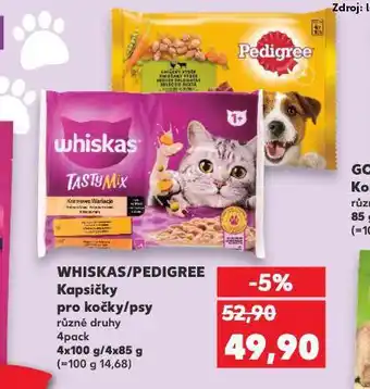 Kaufland Pedigree kapsičky pro psy nabídka