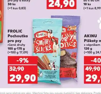 Kaufland Frolic pochoutky pro psy nabídka