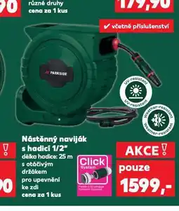 Kaufland Nástěnný naviják s hadicí nabídka