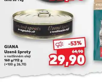 Kaufland Giana šproty uzené nabídka