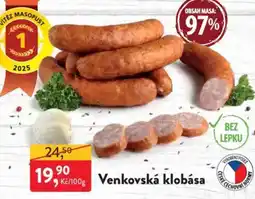 MP Krásno Venkovská klobása nabídka