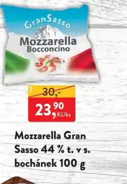 MP Krásno Mozzarella Gran Sasso 44% t. vs. bochánek nabídka