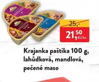 MP Krásno Krajanka paštika, lahůdková, mandlová, pečené maso nabídka