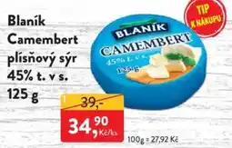 MP Krásno Blaník Camembert plísňový sýr 45% t. v s. nabídka