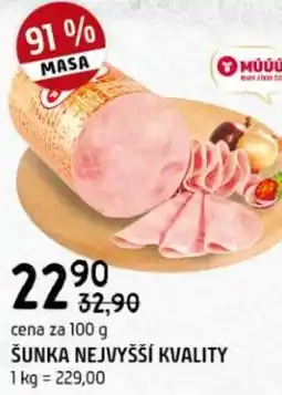 Terno Šunka nejvyšší kvality nabídka