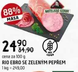 Terno Rio ebro se zeleným pepřem nabídka