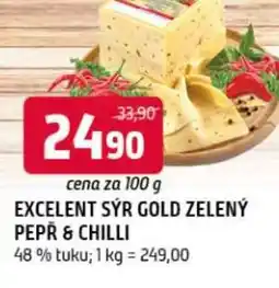 Terno Excelent sýr gold zelený pepř & chilli nabídka