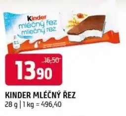 Terno Kinder mléčný řez nabídka