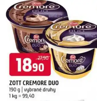 Terno Zott cremore duo nabídka