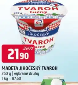 Terno Madeta jihočeský tvaroh nabídka