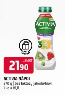 Terno Activia nápoj nabídka