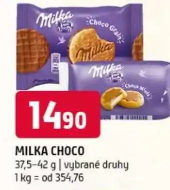 Terno MILKA Choco nabídka