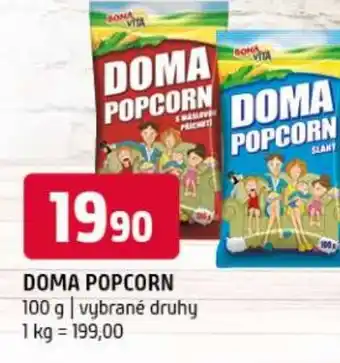 Terno Doma popcorn nabídka