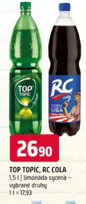 Terno TOP TOPIC, RC COLA nabídka