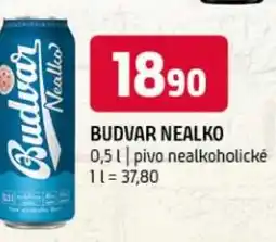 Terno BUDVAR Nealko nabídka