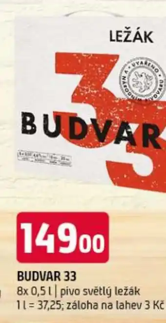 Terno BUDVAR 33 nabídka