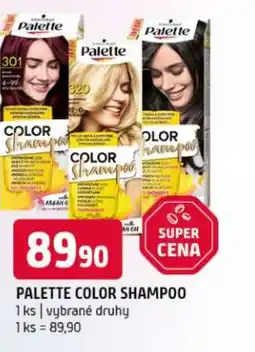 Terno Palette color shampoo nabídka