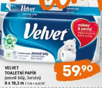 Terno VELVET Toaletní papír nabídka