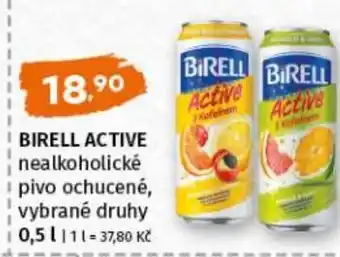 Terno BIRELL ACTIVE nealkoholické pivo ochucené nabídka