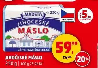 Penny Market JIHOČESKÉ MÁSLO nabídka