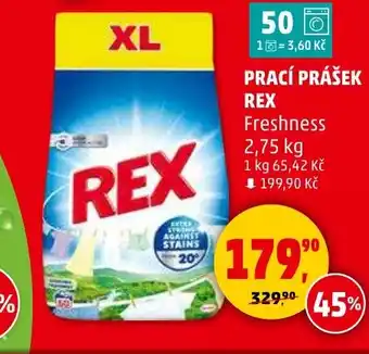 Penny Market PRACÍ PRÁŠEK REX Freshness nabídka