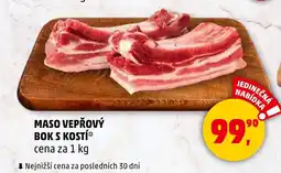 Penny Market MASO VEPŘOVÝ BOK S KOSTÍ* cena za nabídka