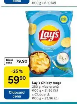 Tesco Lay´s chipsy mega nabídka