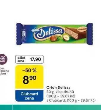 Tesco Orion delissa nabídka