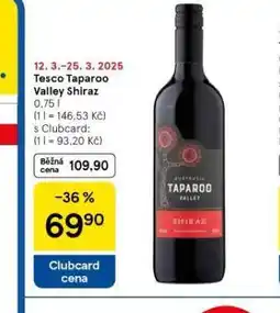 Tesco Tesco taparoo valley shiraz nabídka