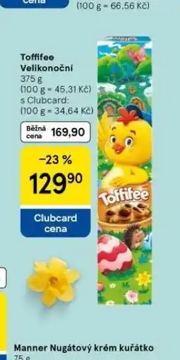 Tesco Toffifee velikonoční nabídka