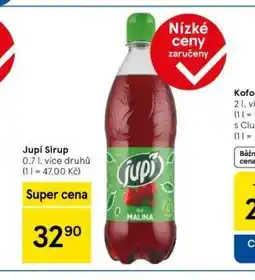 Tesco Jupí sirup nabídka