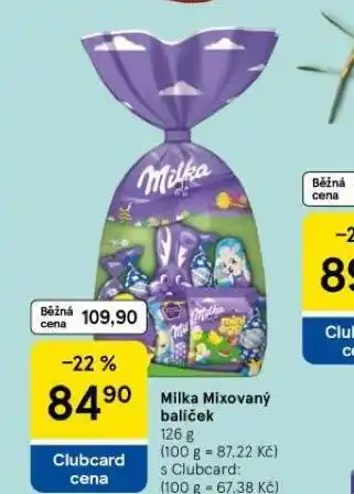 Tesco Milka mixovaný balíček nabídka