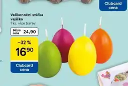 Tesco Velikonoční svíčka vajíčko nabídka