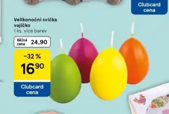 Tesco Velikonoční svíčka vajíčko nabídka