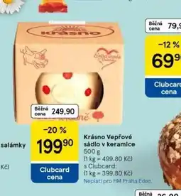 Tesco Vepřové sádlo v keranice nabídka