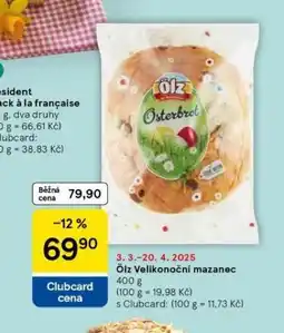 Tesco )olz velikonoční mazanec nabídka