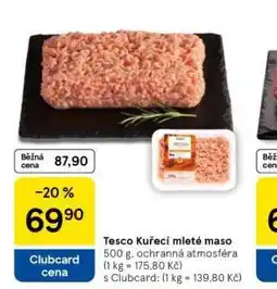 Tesco Kuřecí mleté maso nabídka