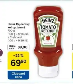 Tesco Heinz rajčatový kečup jemný nabídka