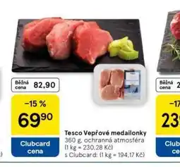 Tesco Vepřové medailonky nabídka