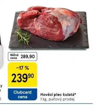 Tesco Hovězí kulatá plec nabídka