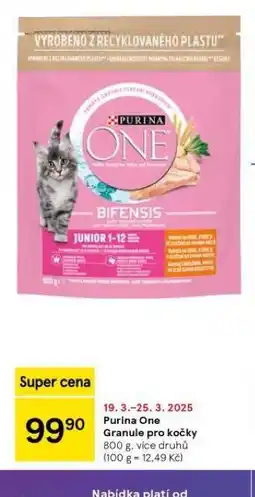 Tesco Purina one granule pro kočky nabídka