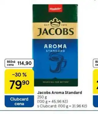 Tesco Jacobs aroma standard nabídka