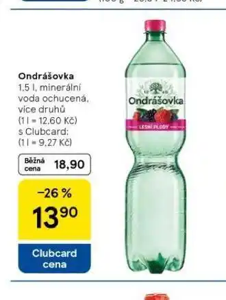 Tesco Ondrášovka nabídka