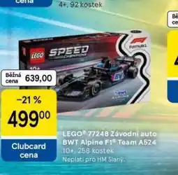 Tesco Stavebnice lego speed nabídka