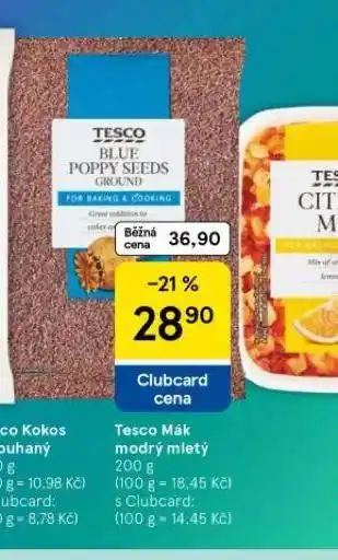 Tesco Tesco mák modrý mletý nabídka