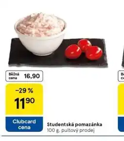 Tesco Studentská pomazánka nabídka