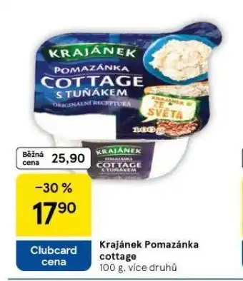 Tesco Krajánek pomazánka cottage nabídka