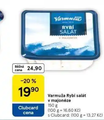 Tesco Varmuža rybí salát v majoméze nabídka