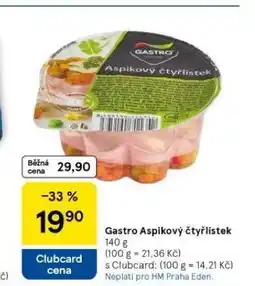 Tesco Gastro aspikový čtyřlístek nabídka