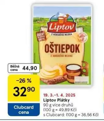 Tesco Liptov plátky nabídka